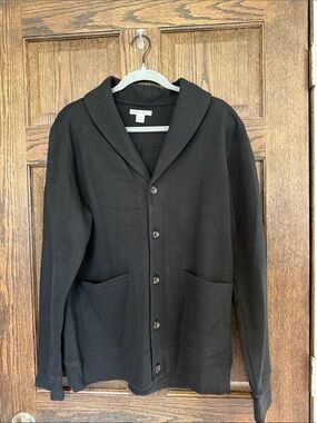 Amazon Essentials Black Cardigan with Shawl Collar Medium NWOT Unisex